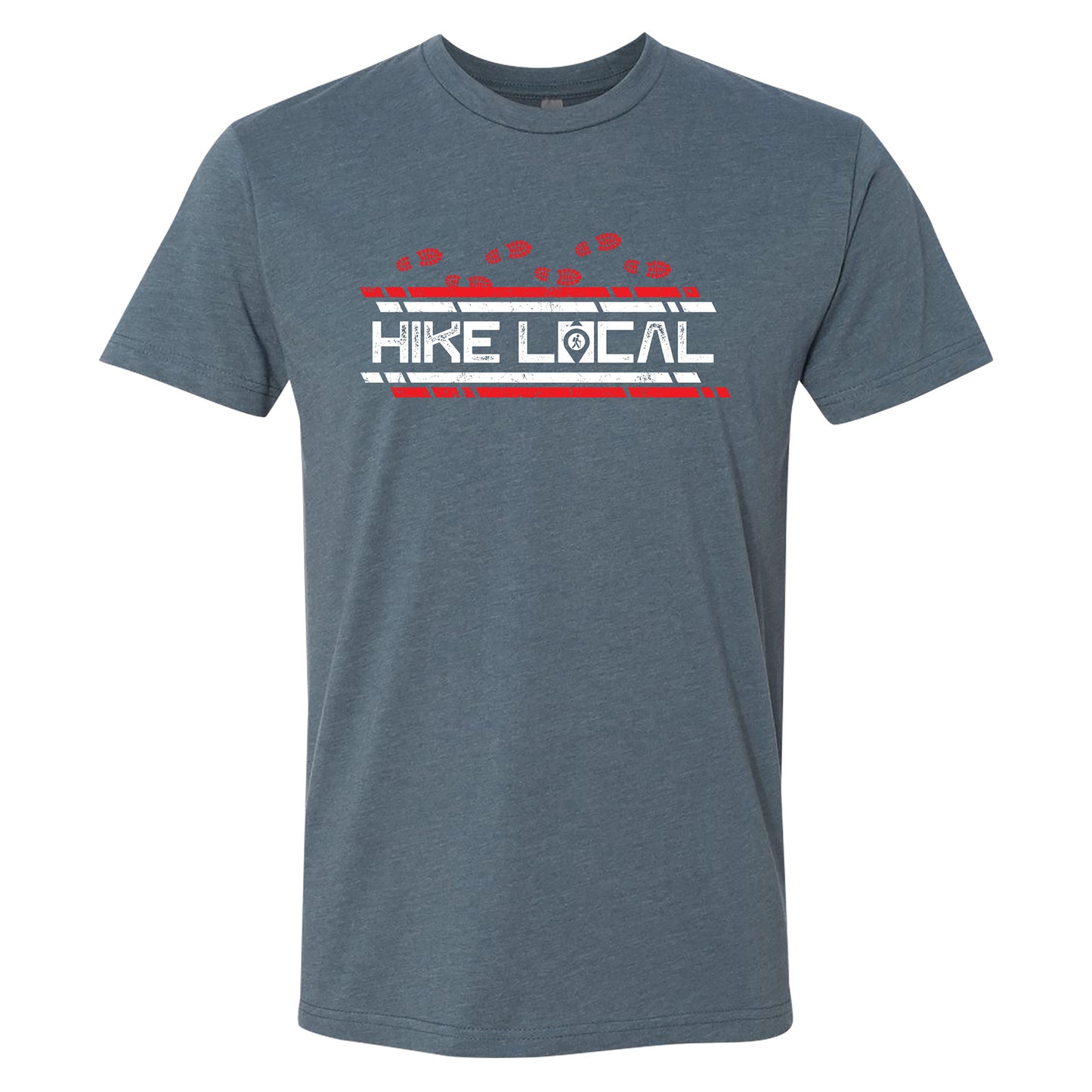 Hike Local Red Prints Tee