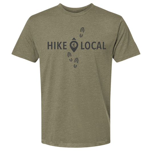Hike Local Footprints on the Trail Tee