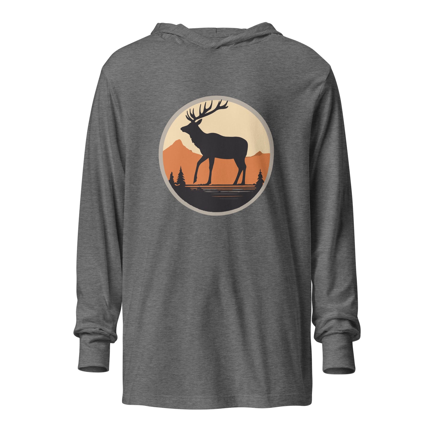 Elk Hooded long-sleeve tee