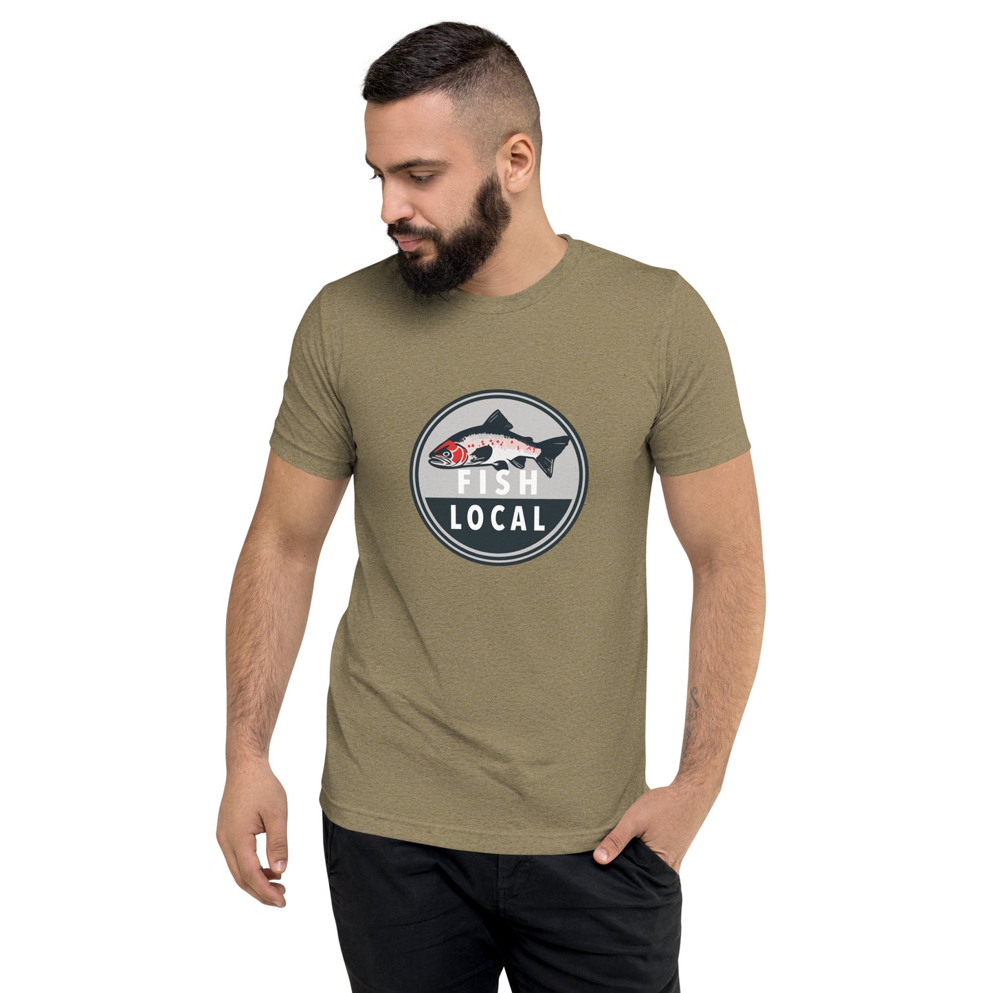 Fish Local Emblem Short sleeve t-shirt