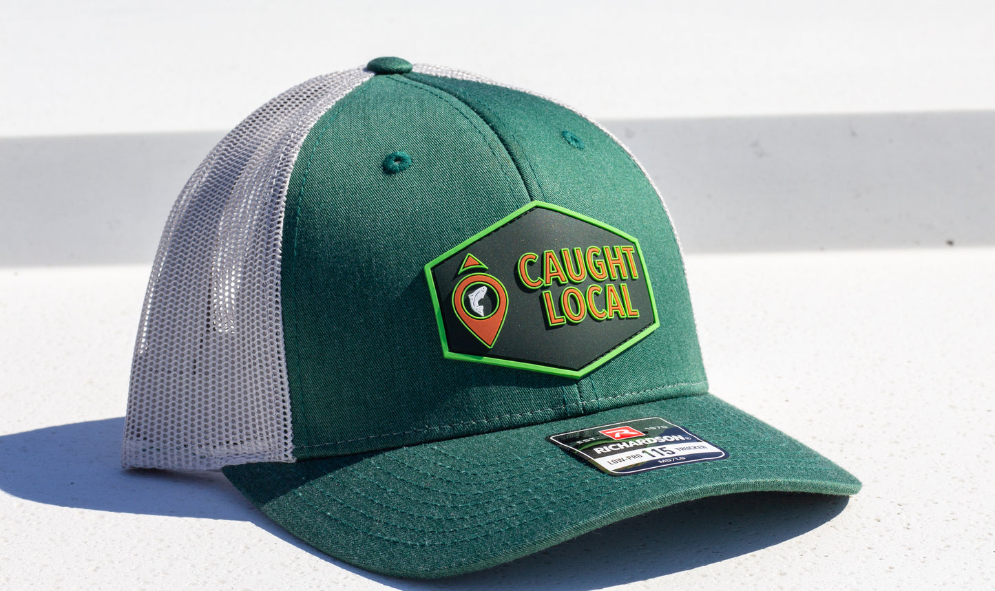 Caught Local PVC Patch Hats