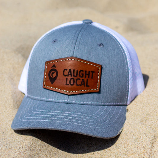 Youth Caught Local Leather Patch Hat