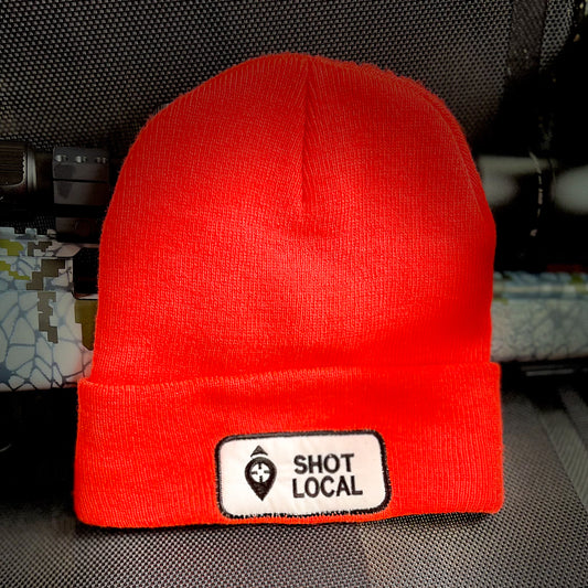 Shot Local Knit Patch Beanie